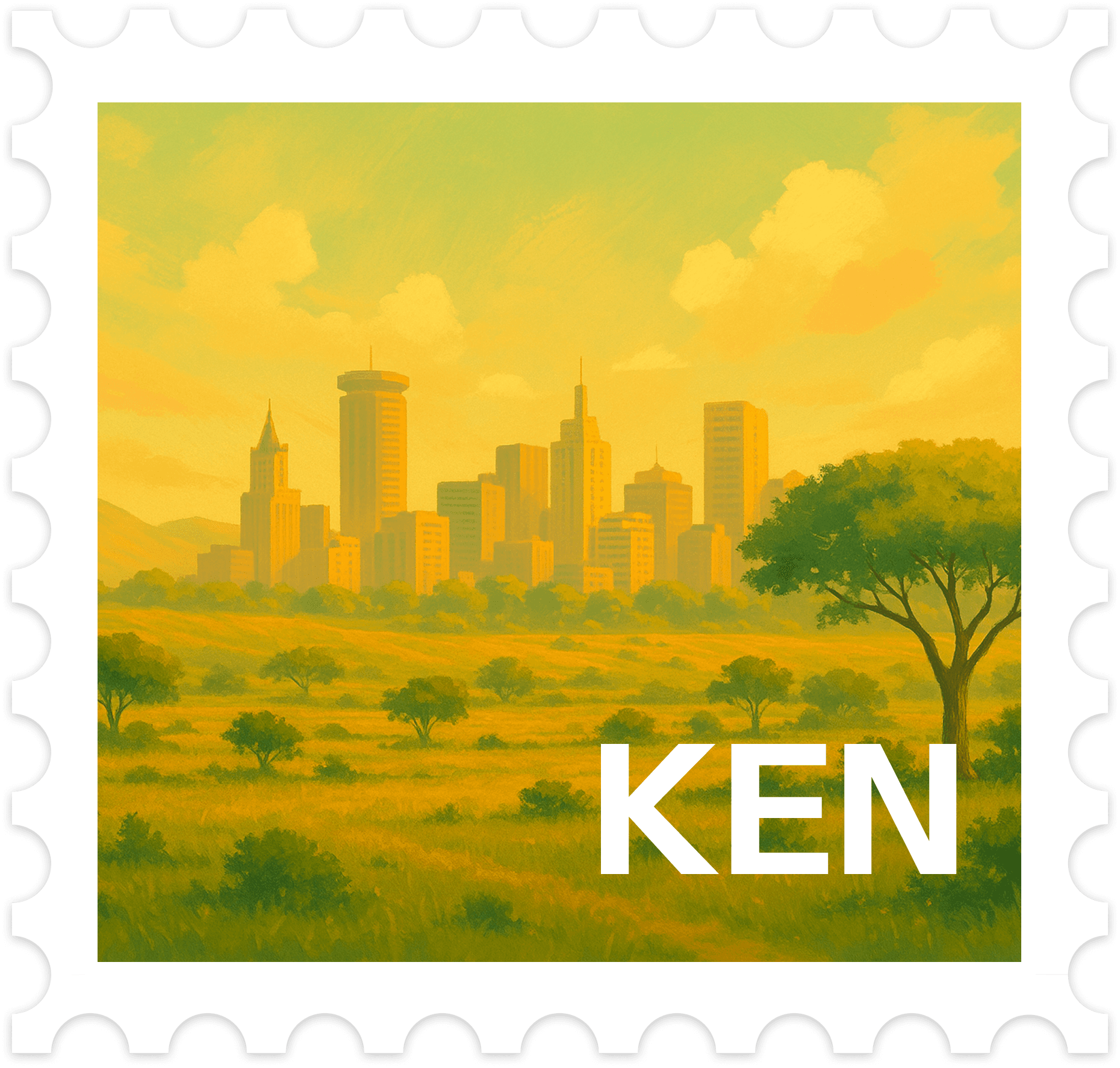 Kenya Stamp